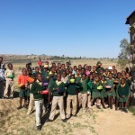 Children having breakfast at school