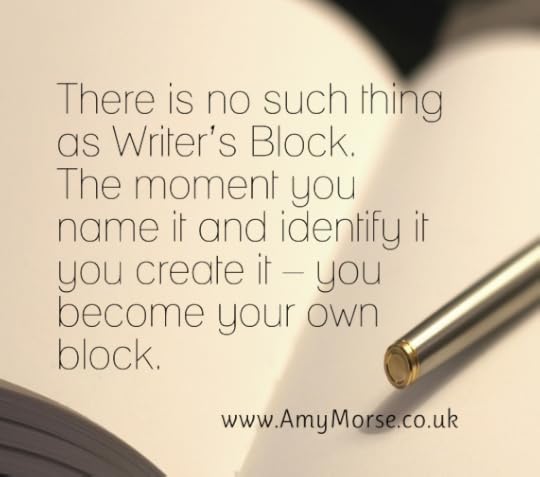 No such thing as writers block