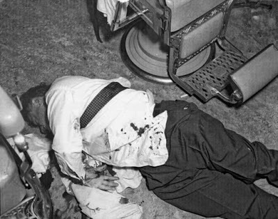 Albert Anastasia was shot to death in the Park Sheraton Hotel's barbershop.