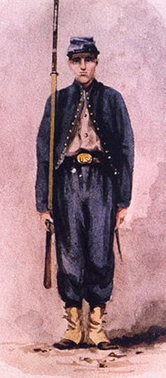 A Zouave of the 95th Pennsylvania Infantry as drawn by Xanthus Smith in 1861 (Xanthus Smith)