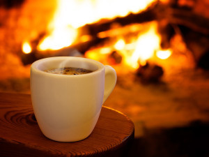 Coffee-Fireplace