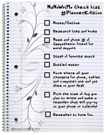 Check list stationary planner edition