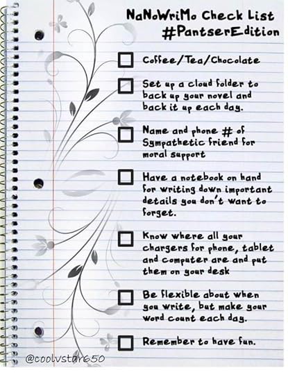 Check list stationary pantser edition