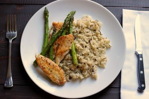 Chicken and Asparagus for book promotion