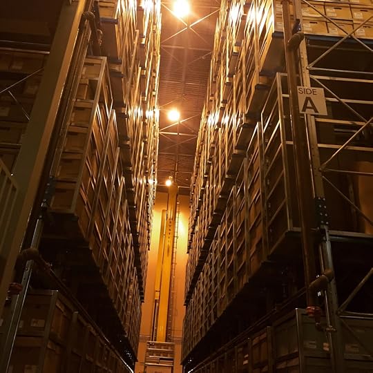 Behind the scenes at the Utah State Archives.  