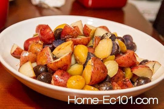 Tri-Color Roast Potatoes