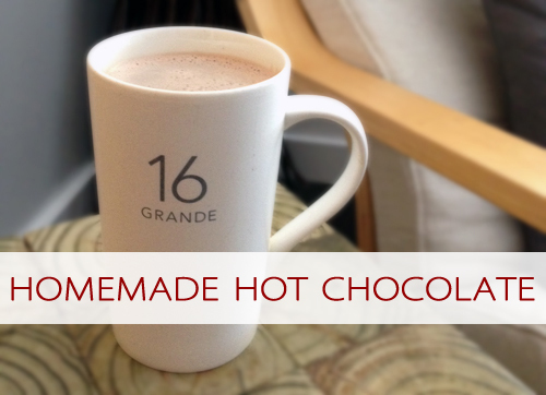 Homemade Hot Chocolate {101 Days of Christmas at lifeyourway.net}