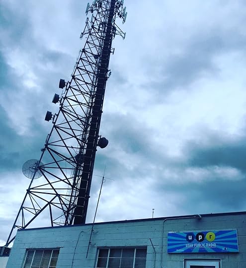 Visiting UPR to discuss Downwind with Access Utah's Tom Williams. 