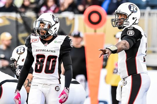 Henry Burris directed traffic and probably won CFL's most outstanding player (Photo by Jeff Miller)