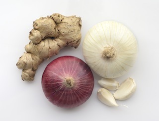 Garlic, ginger ,onion