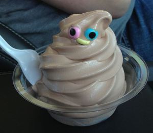 Chocolate soft serve