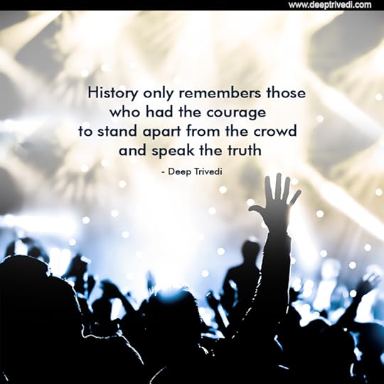 courage to stand apart