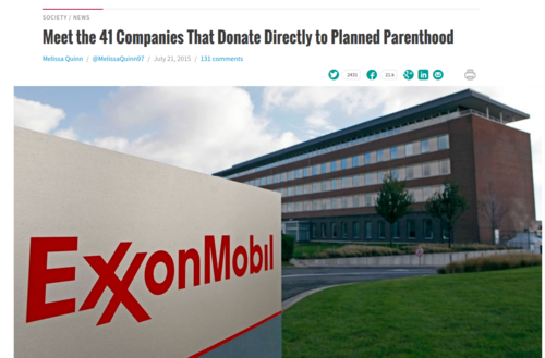 Meet the 41 Companies That Donate to Planned Parenthood