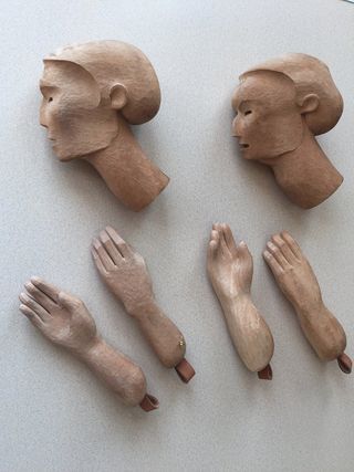 Puppets for 3 Stages of Lazarus