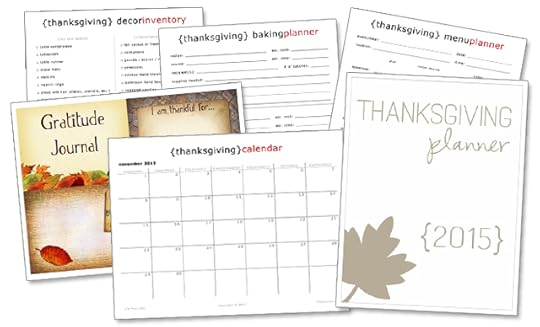 FREE Printable Thanksgiving Planner