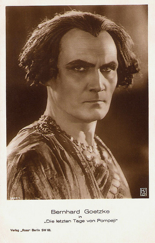 Bernhard Goetzke in Gli ultimi giorni di Pompei