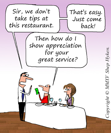 No Tipping