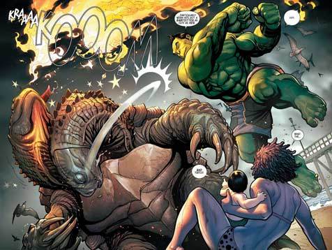 Frank Cho: the Totally Awesome Hulk #1 - 5 page preview