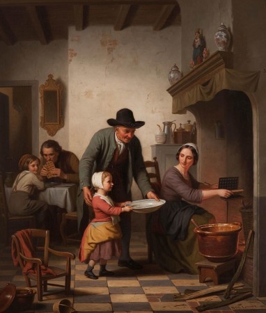 Basile_de_Loose_-_Wafels_bakken