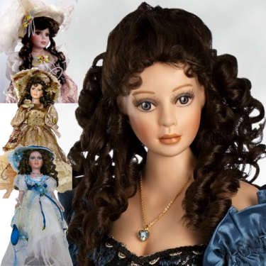 rosemary's aesthetic was inspired greatly by victorian porcelain dolls.