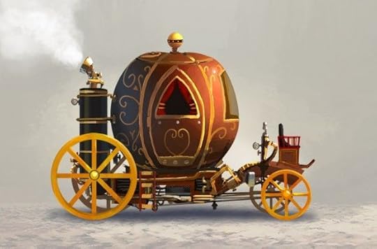 Steampunk pumpkin carriage