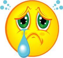 Sad face