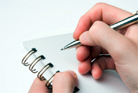 Take notes during the panel. They could give you ideas to keep the conversation going.