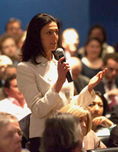 You'll probably want questions from the audience, but beware of someone who never gets around to asking their question.