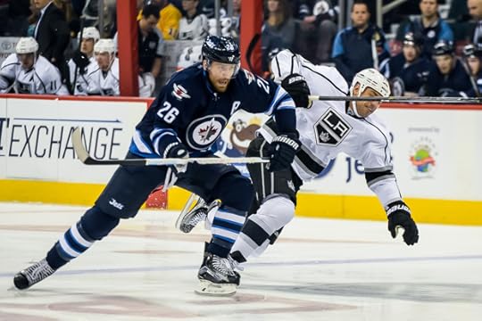Blake Wheeler's scoring streak was stopped. (Photo by Tara Miller)