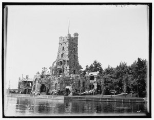 Alster Tower, part of Boldt Castle. Photo by Detroit Publishing Co., 1901. Prints and Photographs Division.