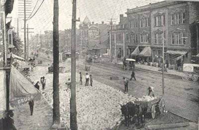 Lower Broadway in the old days. Many of the Honkey Tonk's buildings date to before the Civil War and have many generations of ghosts haunting them. 