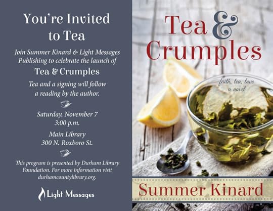 Join us for tea if you're in town!