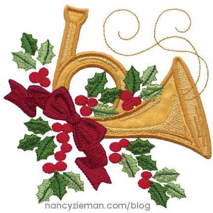 Creative Quilting Outlines-Charming Poinsettias by NancyZieman | Quilt and Embroidery