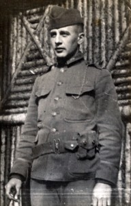 Second Lieutenant Christopher Timothy, Company K, 3rd Battalion, 168th Infantry. He died of wounds on July 28, 1918 having been hit by machine gun fire near the River Ourcq. He is buried in Aisne-Marne American Cemetery, Belleau, France.