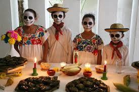 Hanal Pixan_family altar food