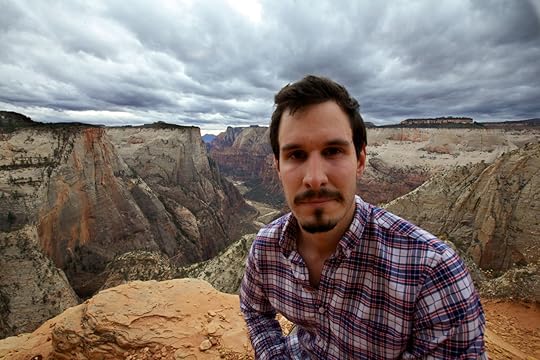 man in Zion National Park