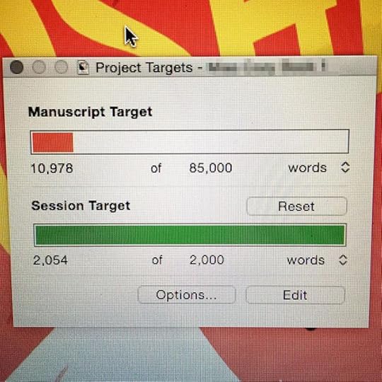 Woo! I'm making excellent progress on my first cozy mystery book! #amwriting