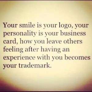 your smile is your trademark