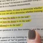 Is a Training Meeting the Best Approach