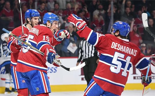 Thomas Fleischmann celebrates his first of two goals.