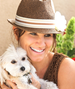 Memoir Author Lisa Goich and Angie who plays a supporting role in her memoir 