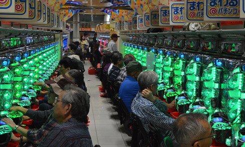 Pachinko Parlor in Tokyo