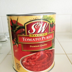 bulk can of sauce