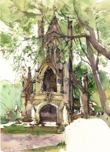 Marc's Cemetery painting