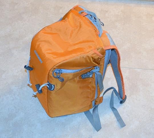 Esddi Caden E5 Bright Orange Nylon Camera Backpack