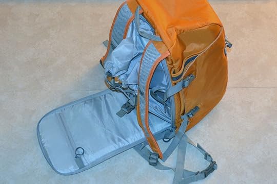 Esddi Caden E5 Bright Orange Nylon Camera Backpack