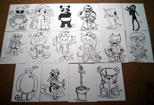 The Final Sixteen For The Inktober Challange