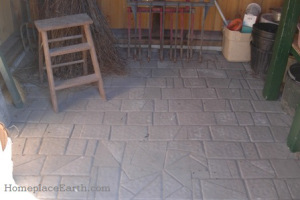 garden shed floor
