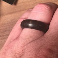 This ebony ring is lovely but it's a bit fragile. And I confess that I made a backup ring this time. :-)