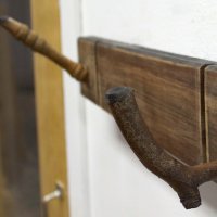 wood coat rack upcycled rack